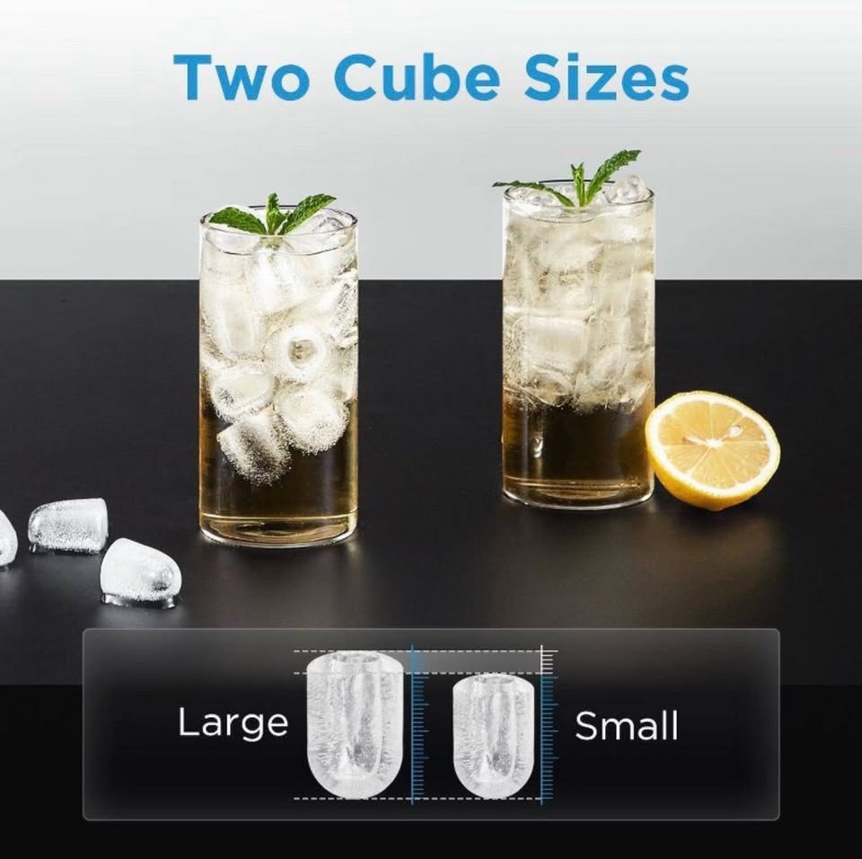 Midea Countertop Bullet Ice Maker - White
