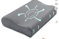 Kingrest Cooling Memory Foam Pillow - Cervical Neck Pillow for Side, Back & Stomach Sleepers