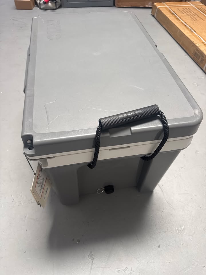 RTIC 52 QT Ultra-Light Cooler Ice Chest – Dark Grey & Cool Grey, 76 Cans