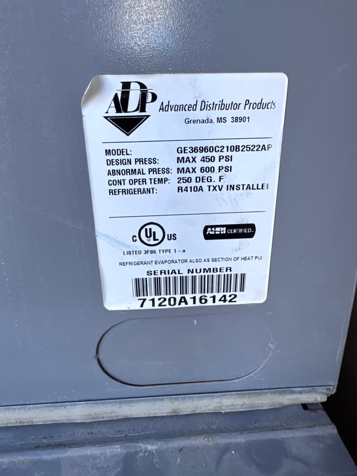 ICP 5 Ton AC Condenser & ADP Evaporator Coil R-410A 14 SEER Air Conditioner