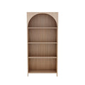 House of Happy Arched Bookshelf – Kids Bookshelf for Classroom, Playroom or Bedroom, Natural