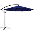 NEWBULIG 10FT Patio Umbrella with Base Included, Offset Cantilever – Dark Blue